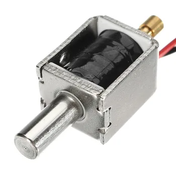 12 vdc 0.43 А, мини електрическа брава заключи, двутактов цилиндричен електромагнитен заключване, 5 мм ход, контрол на достъпа, електрически електромагнитен заключване