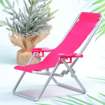 2 бр. сгъваем плажен стол, сгъваема умален модел шезлонг, сгъване, плажен стол, домашен шезлонг за хол