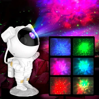 2021 НОВА Галактика Проекционная Лампа Star лека нощ Семейна Спалня Украса на Стаята Астронавт Детски Подарък За Рожден Ден Декоративен