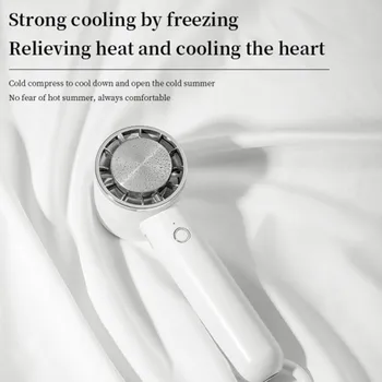 2023, НОВ стил, ръчно изработени материали, полупроводници охлаждащ вентилатор с лед, зареждане чрез USB, силен вятър, преносим настолен вентилатор за къмпинг