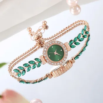 2023 Нова луксозна гривна, дамски часовници, гривни, часовници с диаманти, моден дамски кварцов часовник за reloj cuarzo
