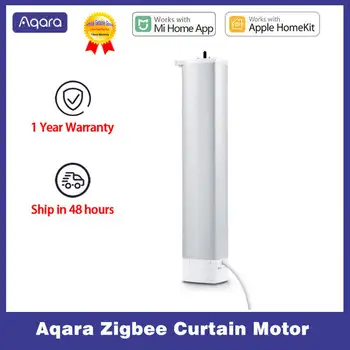 Aqara Smart Zigbee Curtain Motor Control APP Безжична Настройка на времето Умен Дом Работи С приложение Mi Home Homekit ZNCLDJ11LM