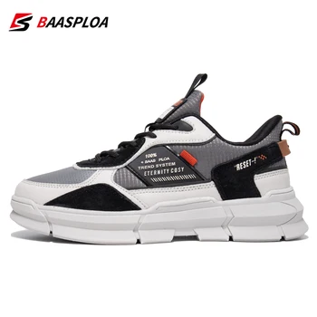 Baasploa/ мъжки леки маратонки за бягане, нескользящие кожени мъжки маратонки, градинска ежедневни обувки за ходене, удобни обувки за тренировки