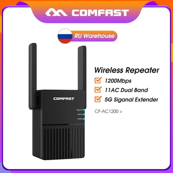 CF-AC1200 1200 Мб/с двойна лента Wi-Fi рутер ac 5G wifi удължител на сигнала, покритие на Wifi Ретранслатор wifi Антена Точка за достъп repetidor
