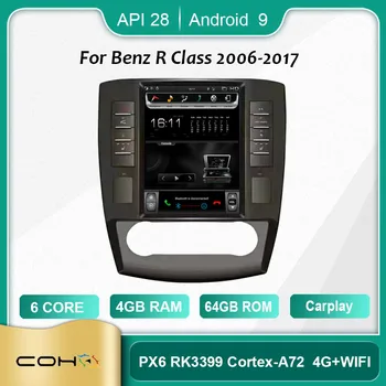 COHOO за Benz R Class 2006-2017 Android 9,0 Восьмиядерный 4 + 64G 1024*768 Приемник на радиото в колата с екран