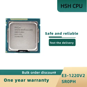 Intel Xeon E3-1220 v2 E3 1220v2 E3 1220 v2 3,1 Ghz се Използва Четириядрен процесор CPU 8M 69 W LGA 1155