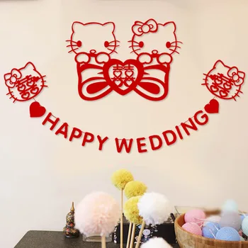 Sanrio Комплект за декорация на сватбената стая с шарките на 