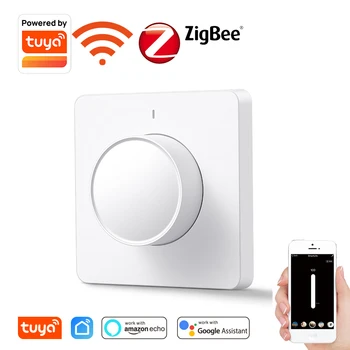 Sasha EU Smart Wifi/Zigbee-Слаби, Ключа на Светлината, Затемняющая Панел, монтиран на стената Интелигентен ключ 220-240 В, Работи с Alexa, Google APP Home Control