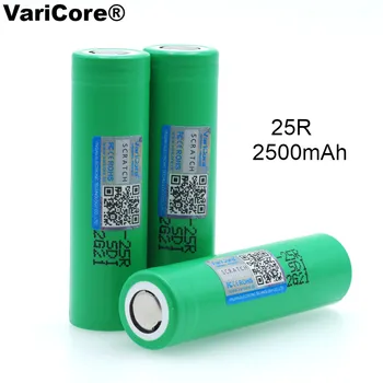 VariCore 18650 2500 mah Акумулаторна батерия INR1865025R 3,6 ПО освобождаване от отговорност 20A, предназначена За батериите за захранване на електронни цигари