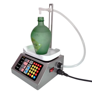 Автоматична количествена машина за бутилиране на течности, машина за претегляне на вино, захранващи сок, течен пълнител за напитки