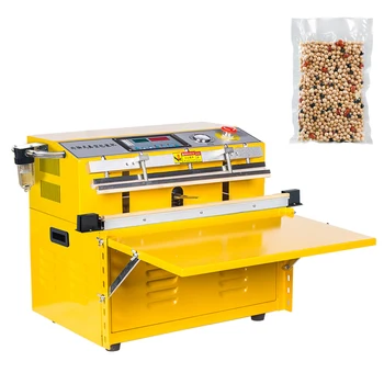 Автоматична машина за вакуум опаковане на хранителни продукти Търговски машина за опаковане на месни пакети машина за запечатване на консервирани продукти