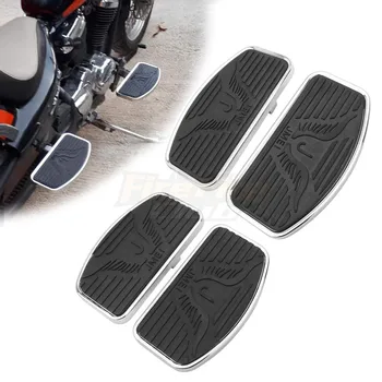 Аксесоари за мотоциклети Harley Sportster XL883 1200x48 72 Dyna Softail 2002-2021 Дъските на пода Крака и Педали За краката Черен