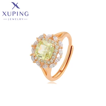 Бижута Xuping Модерен елегантен стил Нов прием на Златен пръстен за жени, подарък за дамата A00918376