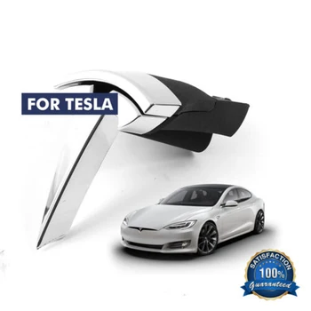 Високо качество За Tesla, Модел X 2016-2020 Емблемата на Предната Броня T Икона Лого 1047884-00-D 104788400D 105368600F автомобилни аксесоари
