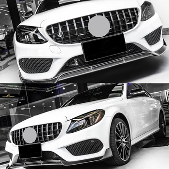Висококачествена Автомобилна Радиаторна Решетка Окото на Предната Броня на Автомобила За Mercedes Benz За W205 За AMG Look C200 C250 C300 C350 2015-2018