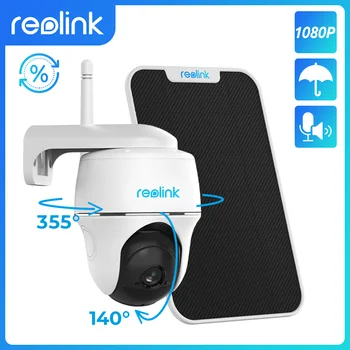 [Възстановена акумулаторна камера, Wi-Fi / 4G] IP камера Reolink 1080p 2K WiFi Camere 4G Камера Видеонаблюдение за слънчева батерия