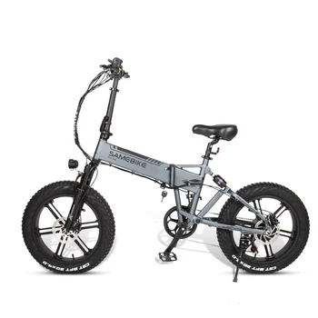 Електрически планински велосипед с 20-инчови дебели гуми и система за амортизация, електрически мотопед за възрастни, мини-электровелосипед