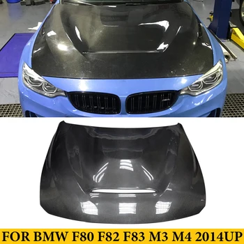 За BMW F80 M3 F82 M4 2014UP Карбоновое Влакна GTS Стил Преден Капак Капак на Каросерията Авто Тунинг
