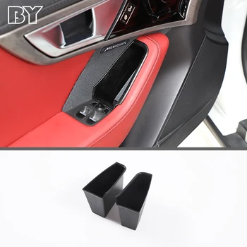 За Jaguar F-TYPE 2013-2024 Врата копчето кутия за съхранение на Модификация на вратата на колата за съхранение на аксесоари за интериора на колата