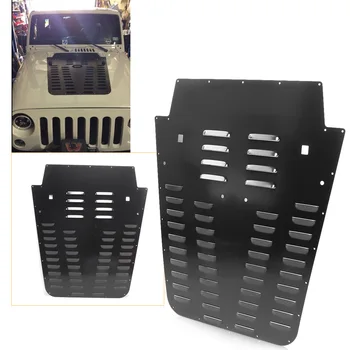 За Jeep Wrangler JK Аксесоари 2013-2018 Авто предния капак на двигателя, вентилационна решетка, капак, капак, алуминий, CNC