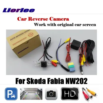 За Skoda Fabia MK3 2014-2021 NW202 Екран за Обратно виждане на Колата Задната Камера за Обратно виждане За паркиране HD CCD OEM CAM