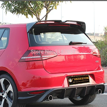 За Volkswagen MK7 Стил 2014-2017 Въглеродни Влакна, заден Спойлер, Крило на Багажника Заден Спойлер На Покрива, Крило на Багажника За Устни Капака на Багажника Автомобилен Стайлинг