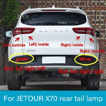 За обратно фенер JETOUR X70 70M F01-4416030 лявата и дясната задна светлина X70 задни противотуманный фенер заден ход 2018-2021редакционные модели