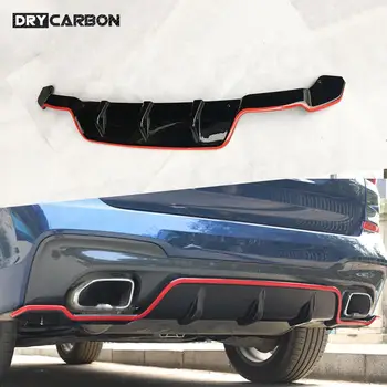 Заден дифузьор от въглеродни влакна за BMW X3 G01 M Sport 2018 - 2020, дифузер за устни задната броня, сплитери, спойлер, бодикит, допълнение 