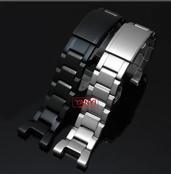 Каишка за часовник Gelang от неръждаема стомана Jam untuk Casio G-Shock GST-210 GST-стилен компактен дизайн, w300 GST-400G GST-В100 S100D/S110D/W110 Logam Tali Gelang