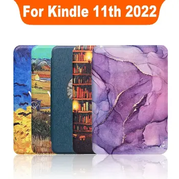 Калъф За Изцяло Нов Kindle 11th Gen 6 Инча 2022 година на издаване C2V2L3, Защитно покритие, Флип-електронна книга, Защитно фолио за екрана от изкуствена кожа