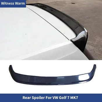 Карбоновое влакна / Frp, заден спойлер на покрива багажник, броня за Volkswagen Golf 7 Vii Mk7, автомобилен стайлинг 2014-2017