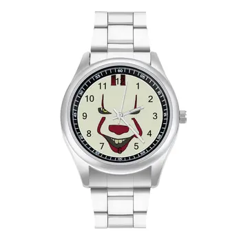 Кварцови часовници се pennywise Унисекс дамски ръчни часовници Проектиране на стоманени улични модерен ръчен часовник