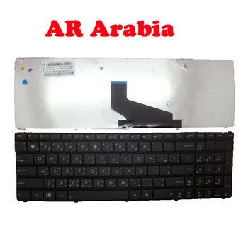 Клавиатура за лаптоп ASUS X53 X53BR X53BY X53TA X53TK X53U X53Z AR Арабия Черно V118502AS1-AR 70-N5I1K1600 PK130J22A0