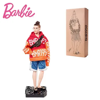Кукла Барби BMR1959 с Удебелен Логото, Hoody, Шорти, Аниме, Статуетка, Модельная Колекция, На 60-Часово Наследство на Модата, Персонален Стил, Подарък Играчка