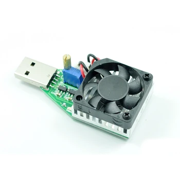 Модул за електронна натоварване USB DC Регулируем модул на стареене мощност 15 W 1A2A3A, резистор стареене, USB-разрядник