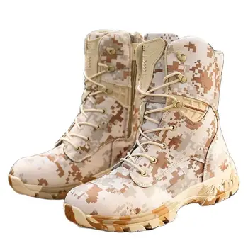 Мъжки ботильоны, мъжки военни обувки, тактически бойни армейските обувки, мъжки обувки, работни, защитни обувки, обувки за пустинята специални части, мотоциклет