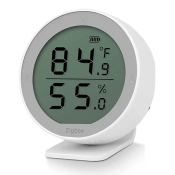 На горния сензор за температура и влажност на въздуха, термометър за стая с предизвестие от приложения за Al-Exa IFTTT