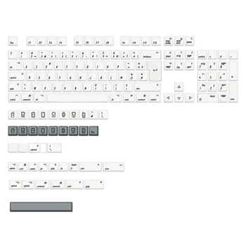 Набор от клавишните комбинации MAC-layout, висококачествени шапки с подплата от ПБТ за механична клавиатура