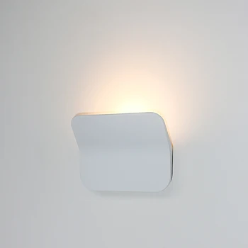 Начало Декор Indoorr монтиран на стената Лампа Квадратно Таблата на Спалнята Скандинавски Съвременно Просто Художествена Украса LED монтиран на стената Лампа За Преминаване на