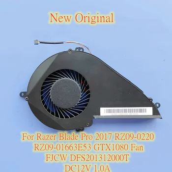 Нов Оригинален Вентилатор за Охлаждане cpu За лаптоп Razer Blade Pro 2017 RZ09-0220 RZ09-01663E53 GTX1080 Фен FJCW DFS201312000T DC12V 1.0 A