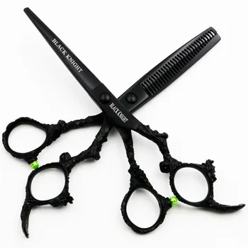 ножици за коса 6 инча професионални фризьорски ножици високо качество на рязане и филировки набор от фризьорски ножици
