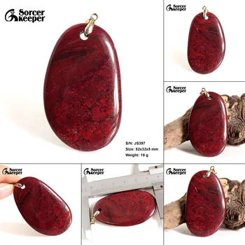 Окачване от естествен червен камък, за жени, подарък за влюбени, енергийни мъниста, колие crystal Рейки, бижута от скъпоценни камъни JS385