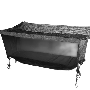 Подвесное веревочное седалка за люлка, ultralight камуфляжный хамак на открито с надземным подслон