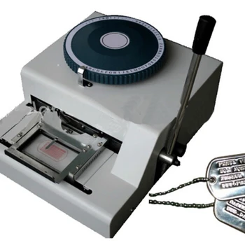 Ръчна машина за печат на етикети MD-11, машина за печат на PVC карти