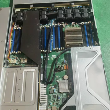 Сървър Super Micro 6018U-TR4T + 4 отделение LFF 1U с пристанища X10DRU-i + 16 Gb DDR4 2133 PWS-751P-1R 4x 10GBase-T