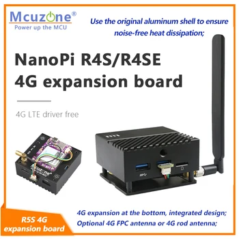 Такса за разширяване на NanoPi R4S 4G LTE, NL668-EU CAT4 4G без водачи openwrt linux ubuntu, ZTE CAT 4G-EU