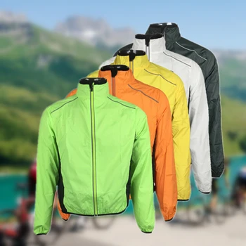 Ультралегкие ветроупорен велосипедни якета за мъже и жени, водонепроницаемое предното палто, светоотражающая велосипедна дреха, яке за шоссейного велосипед МТВ