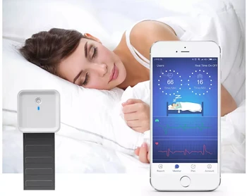 Умен Bluetooth-ЕКГ монитор сън, мониторинг на сърдечната честота, дишане, датчик за налягане на нагрудном рамо с приложение, отслеживающим качеството на съня