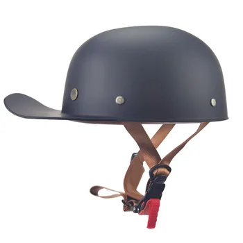 Унисекс класическа ретро бейзболна шапка каска лек модерен материал ABS сигурен и надежден мотоциклет каска за скутер