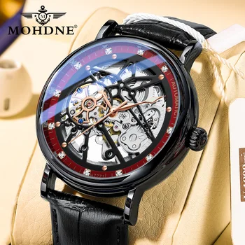 Часовници Мъжките механични часовници с турбийоном, автоматични треперещи механични часовници